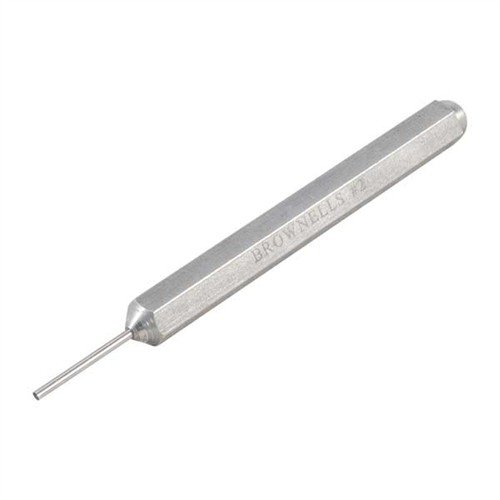 Ensure precision with the Brownells Cup Tip Punch Model 2, featuring a .066" diameter for perfect pin shaping and a durable steel construction.