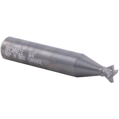 The Brownells Carbide Front Sight Dovetail Cutter offers precision cutting for handgun sights, solid carbide durability, and compatibility with milling machines.