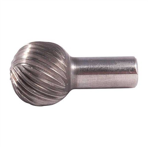 The Brownells Revolver Deburring Tool quickly removes burrs for improved accuracy, fits various revolver calibers, and requires no disassembly for easy use.