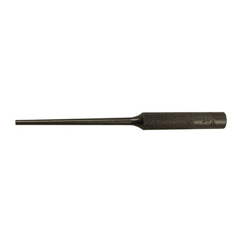 Brownells Gunsmith's Alignment Pins are precision tools with a knurled grip, ensuring secure handling and accurate alignment for firearm assembly and maintenance.