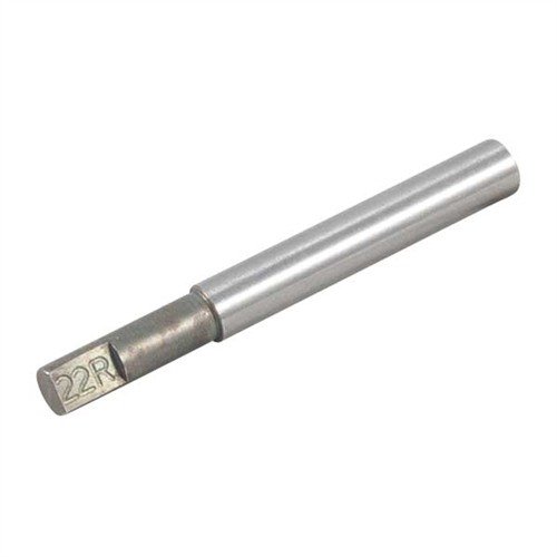 The BROWNELLS Steel Pilot for .22 RF Muzzle ensures precise cutter alignment, made from hardened steel for durability and long-lasting performance.