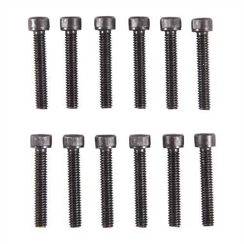 The Brownells Socket Head Cap & Set Screw Kit includes 108 screws in various sizes and lengths, all neatly organized in a durable plastic box for easy access.
