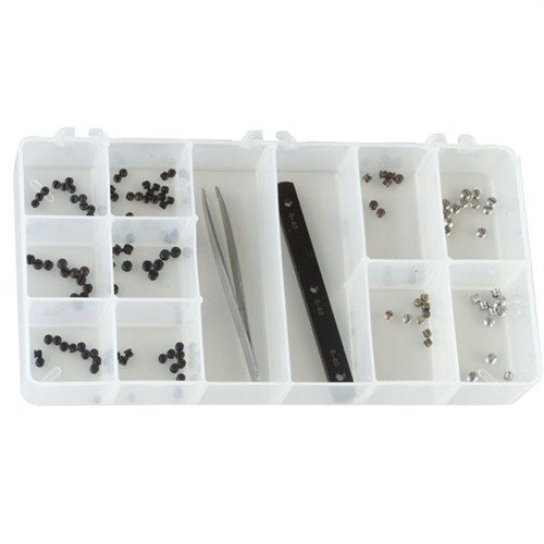 The Brownells Plug Screw Kit offers a versatile assortment of plug screws for seamless hole filling on blued and stainless steel firearms, saving time and effort.