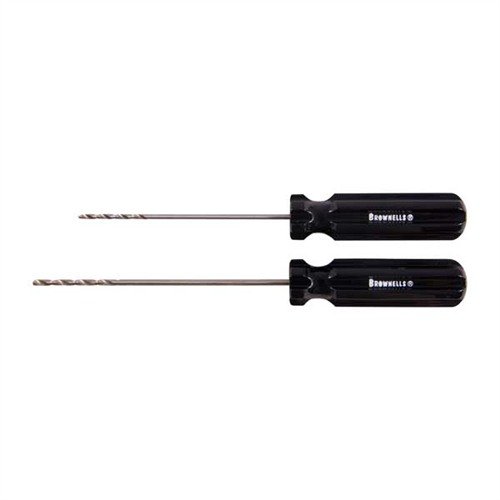Achieve faster, tighter installation and damage-free removal with the Brownells 1911 Plunger Tube Reamer Set, featuring extra long tool steel reamers.