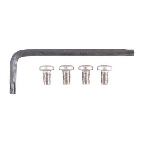 Upgrade your 1911 with Brownells Torx® Head Grip Screws; their unique star shape enhances custom aesthetics while preventing frame and grip scratches.