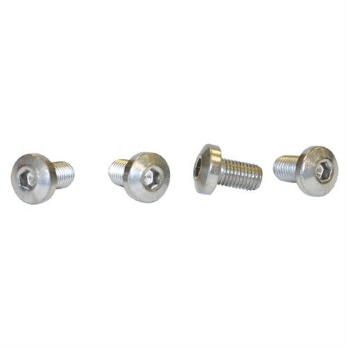 Upgrade your 1911 with these heat-treated stainless steel Allen head grip screws for a no-slip head and custom look, available in packs of 4 with a wrench.