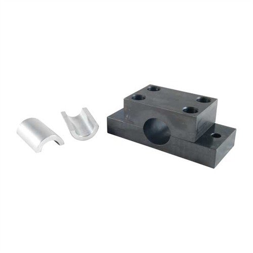 The Brownells Barrel Vise with #7 Aluminum Bushing provides exceptional clamping power, securely holding even the tightest barrels for precision work.
