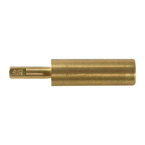 .416 Muzzle Brass Pilot from Brownells ensures precise cutter centering for accurate work, crafted from durable brass and measuring 1¼