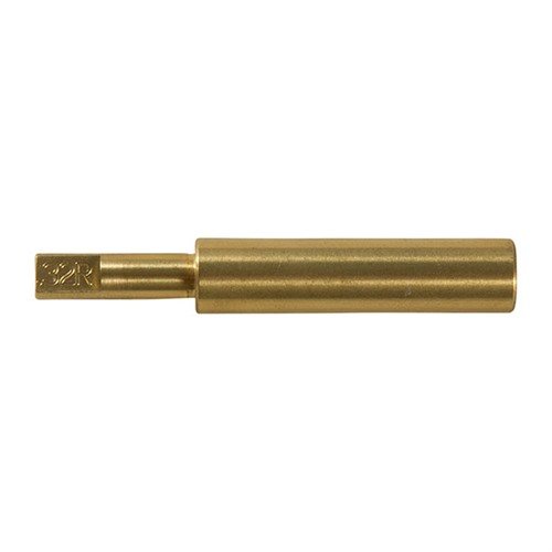 .32 Muzzle Brass Pilot by Brownells ensures precise cutter centering for accurate work, crafted from durable brass and measuring 1¼
