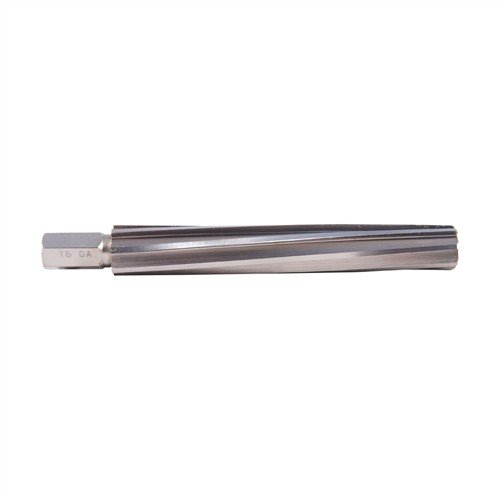 The Brownells Spiral Flute Long Forcing Cone Reamer enhances shot pattern density with its smooth cutting, five flute design, and durable tool steel construction.