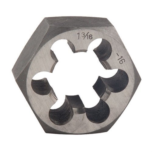 Ensure precise installation with Brownells AR-15/M16 Receiver Taps & Dies, cleaning critical threads for upper receivers and buffer tubes with high-speed steel durability.