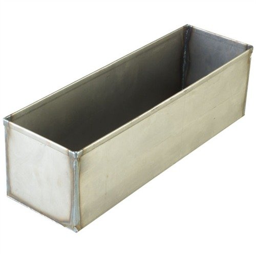 The Brownells Half Bluing Tank is compact, heat-efficient, and perfect for handguns, holding 2 gallons of solution with welded seams and rolled edges.