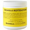 Brownells Rottenstone 8 oz is a high-quality 3F grade polishing compound, perfect for achieving a smooth finish on firearms and gun parts in a convenient plastic jar.
