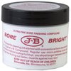 J-B Bore Bright offers a micro-fine cleaning and polishing compound that enhances accuracy, reduces fouling, and simplifies barrel maintenance.