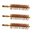 BROWNELLS BEEFY BORE BRUSH, BRONZE, .375 CALIBER RIFLE, 3 PACK