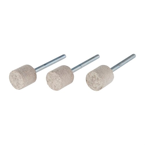 Brownells MX Finishing Wheels offer long-lasting performance for polishing and shaping, ideal for aluminum and brass, with a 1/8" shank for rotary tools.