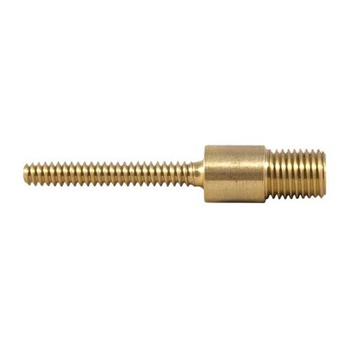 The VFG Three Pellet Adapter is a durable brass tool, 2" long, designed for .50 cal/shotgun cleaning with 5/16"-27M tpi compatibility for efficient maintenance.