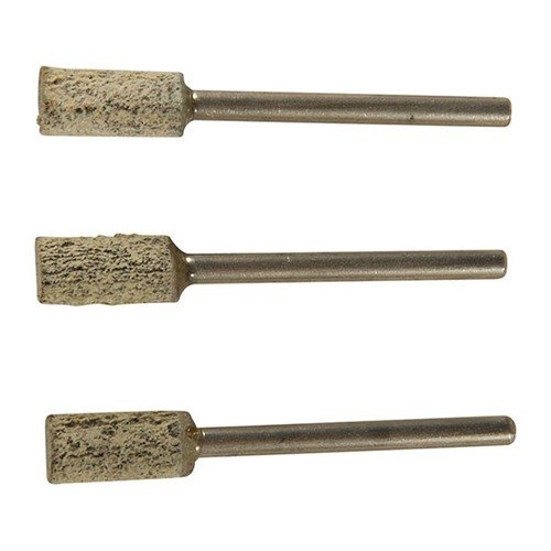 Brownells MX Finishing Wheels feature durable, non-woven cotton fiber with aluminum oxide for effective polishing and shaping, ideal for aluminum and brass.