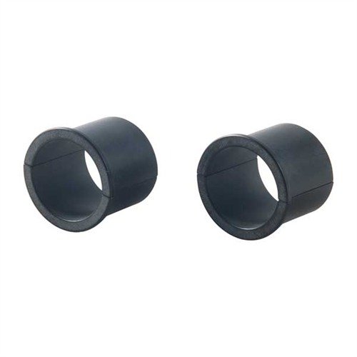 Easily adapt larger rings for smaller scopes with non-marring Delrin ring reducers; matte black finish ensures a seamless look on your firearm.