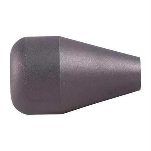 Enhance your bolt cycling with the Brownells Black Tactical Bolt Knob, featuring a large diameter, durable 6061 T6 aluminum construction, and a sleek matte finish.