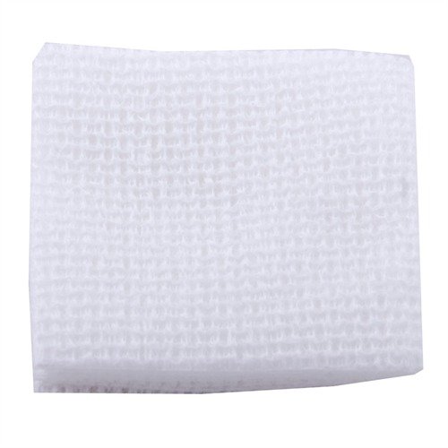 Discover Brownells Square Cross-Lock Patches: dual-textured, heavy-duty patches for effective scrubbing and solvent application, perfect for .35-.40 cal firearms.