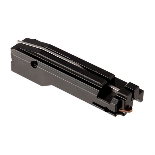 The Brownells 10/22® Bolt Assembly is a drop-in, fully assembled part made from stainless steel, featuring a hardened firing pin, ideal for reliability in rimfire rifles.