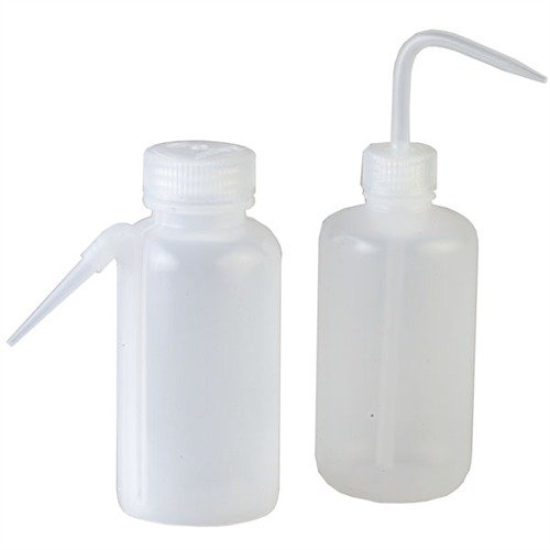 The Brownells Squeeze Bottle Combo offers precise dispensing of cold blues, oils, and lubes with bottom pick-up spouts for controlled application.