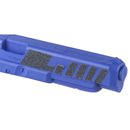 The Brownells Insta-Grip Tape Assortment offers a versatile selection of medium and heavy textures in two sizes, perfect for enhancing grip on firearms and tools.