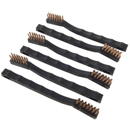 The Brownells Super Toothbrushes, in a pack of 6, are perfect for cleaning and scrubbing with durable bristles in stainless, bronze, and nylon for versatile use.