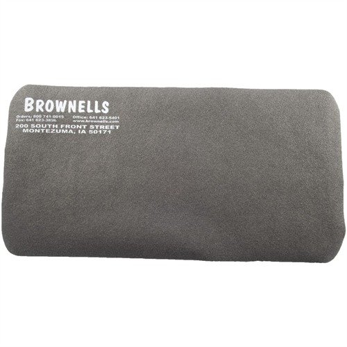 The Brownells Bench/Field Roll-Up Gun Mat absorbs spills, protects your firearm from scratches, and features a non-slip backing for stability.