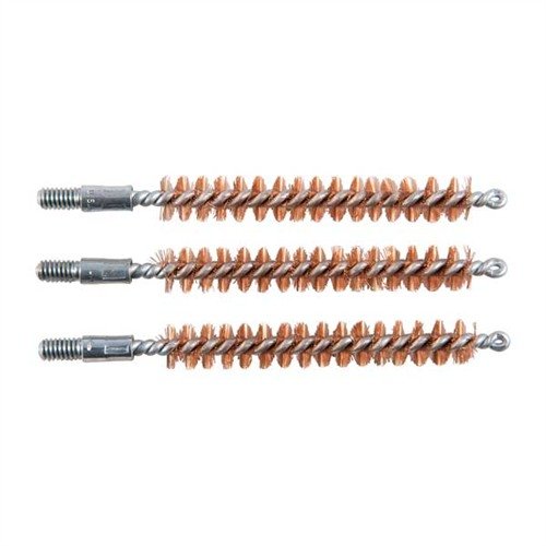 Brownells Standard Line Bronze Bore Brushes offer long-lasting, thorough cleaning with a one-piece shank design, packed in bulk for convenience and value.