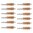 BROWNELLS STANDARD LINE BRONZE PISTOL BRUSH 45 CALIBER 12 PACK