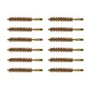 The BROWNELLS BEEFY Bore Brushes feature durable phosphor bronze bristles and robust 10-32 threads, perfect for cleaning .375 caliber rifles effectively.