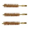 .458 caliber Bronze "Beefy" Bore Brushes, designed for tough cleaning jobs, featuring durable phosphor bronze bristles and 10-32 threads for secure fit.