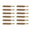 The BROWNELLS BEEFY Bore Brushes feature durable phosphor bronze bristles and a sturdy steel shank, designed for effective cleaning of .458 caliber rifles.
