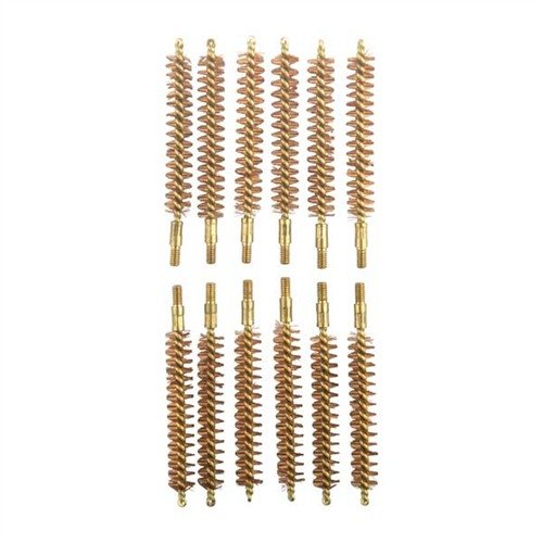 .35/.38 Spec./.357 Rifle Bore Brush from Brownells features a durable brass core, ensuring effective cleaning and maintenance for your rifle with ease.