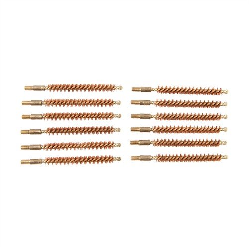 Brownells Special Line Brass Rifle Bore Brush features a no-scratch brass shank and durable phosphor bronze bristles for effective, safe cleaning of your barrel.