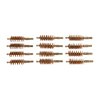 Brownells Special Line Brass Core Bore Brushes ensure no scratches on barrels, featuring a durable brass shank and phosphor bronze bristles for effective cleaning.