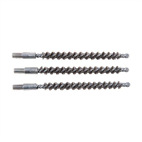 Brownells Standard Line Stainless Steel Rimfire Rifle Bore Brushes offer aggressive cleaning for leaded or fouled bores, packed in bulk for convenience and value.