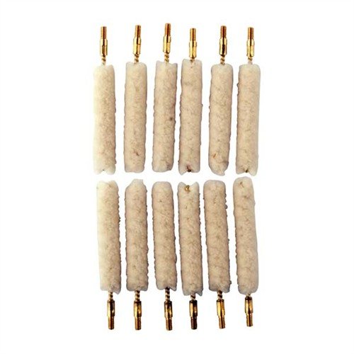 Brownells Wool Bore Mops are made from pure virgin wool, ensuring excellent bore cleaning with a non-scratch brass shank, fitting both rifles and shotguns.