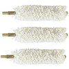 Brownells Wool Bore Mops are made of virgin wool for superior cleaning, holding ample bore cleaner, conforming to rifling grooves, and featuring a non-scratch brass shank.