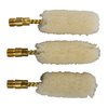 Experience superior cleaning with Brownells Wool Bore Mops, made from pure wool with brass shank, perfectly fitting 20 ga shotguns in a convenient 3 pack.