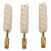 Brownells Wool Bore Mops for .410 are made of pure wool with a brass shank, ensuring effective cleaning and durability. Pack of 3 for convenience.