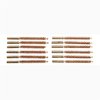Special Line Dewey-Thread Bore Brushes easily attach to Dewey rods, featuring durable phosphor bronze bristles and a brass shank for scratch-free cleaning.