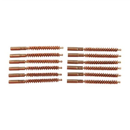 The Brownells Special Line Dewey Bore Brush features phosphor bronze bristles for durability, threads directly onto rods, and a brass shank to prevent barrel scratches.