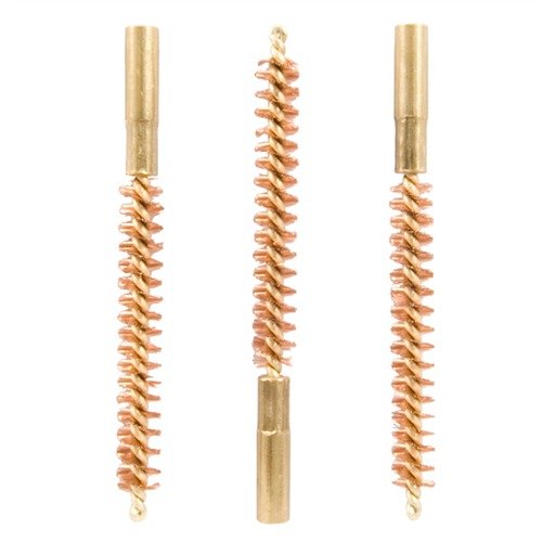 The Brownells Special Line Dewey-Thread Bore Brush offers direct threading onto Dewey rods, durable phosphor bronze bristles, and a brass shank to prevent barrel scratches.