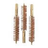 The Brownells Special Line Dewey Bore Brush offers easy threading onto Dewey rods, durable phosphor bronze bristles, and a scratch-free brass shank for effective cleaning.
