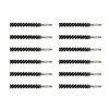 Brownells Standard Line Nylon Rifle Bore Brushes offer durable, solvent-resistant cleaning with a one-piece shank design, ensuring no scratches and superior fouling removal.