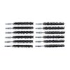 Brownells Standard Line Nylon Rifle Bore Brushes offer durable, solvent-resistant cleaning with a one-piece steel shank, ensuring no scratches and effective fouling removal.