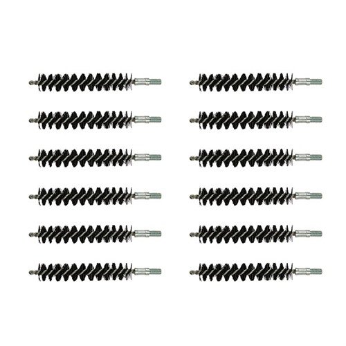 .416 caliber Nylon Handgun Bore Brushes from Brownells offer durable cleaning, effective debris removal, and come in a convenient 12-pack for all your maintenance needs.